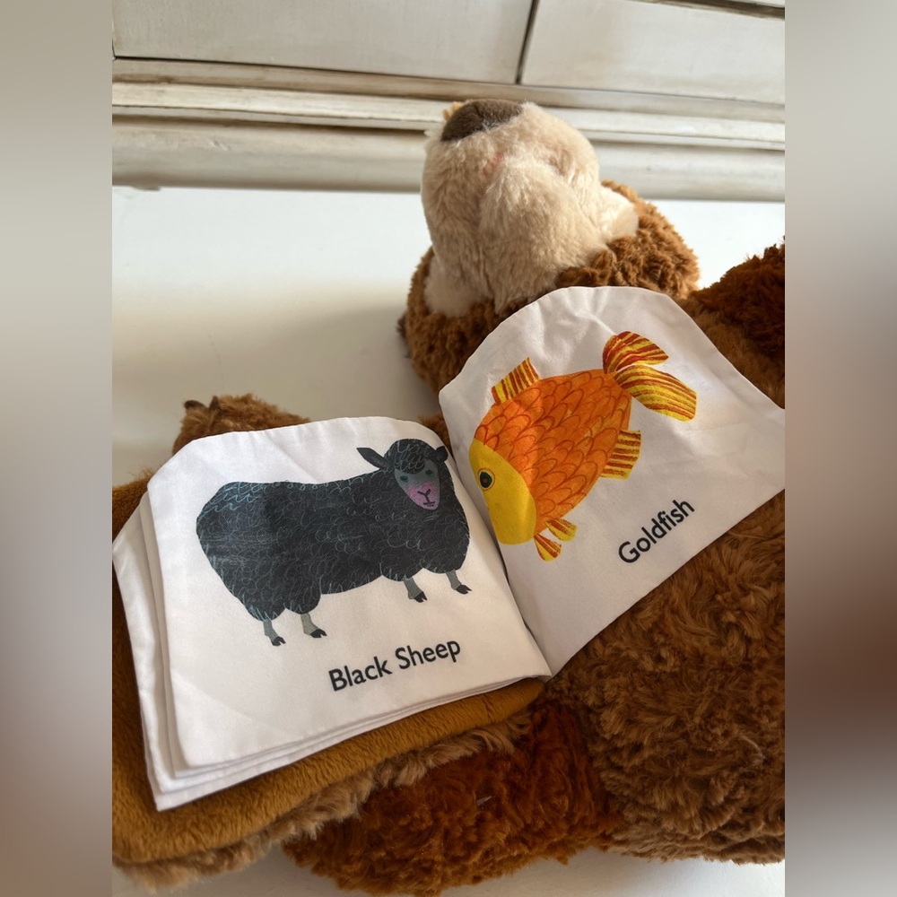 10" Eric Carle Zoobies Brown Bear “What do you see”Plush Story Book Stuffed Toy - Picture 10 of 11